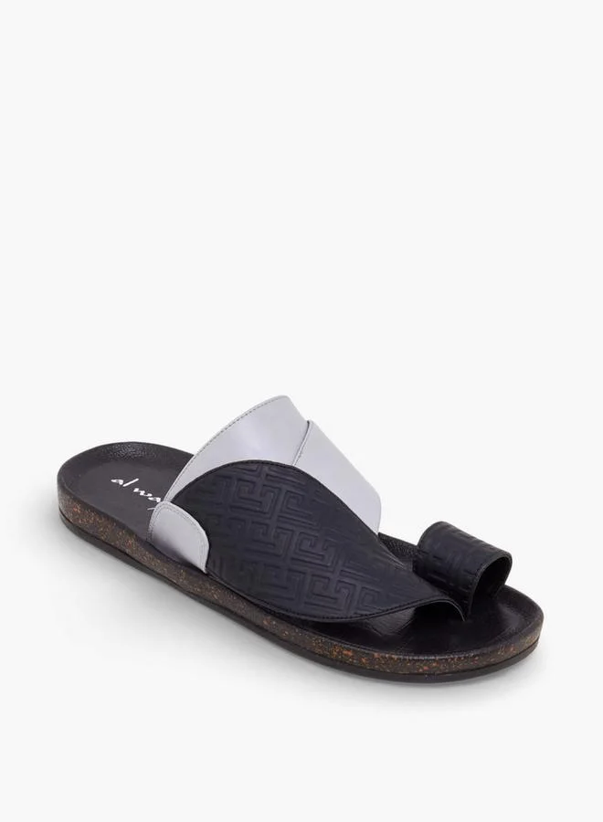 Al Waha Men Toe Loop Detail Arabic Sandals Ramadan Collection
